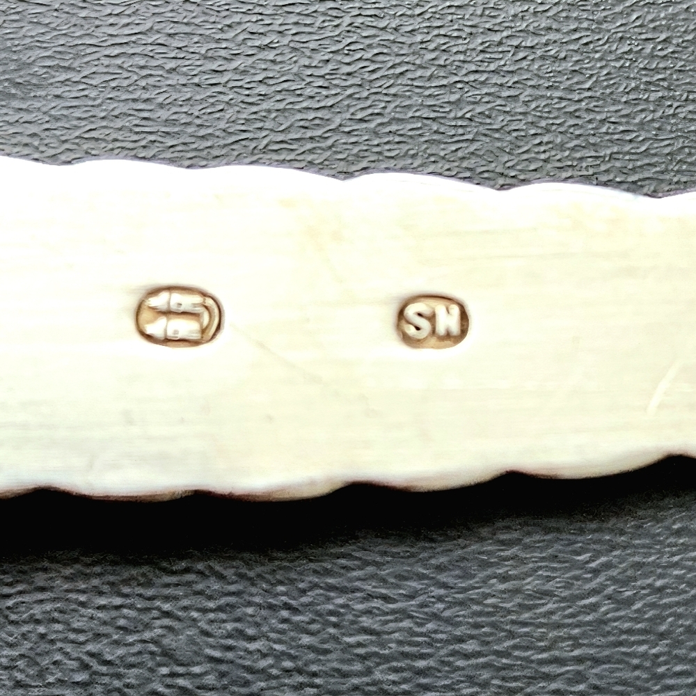 SALE! 16 Danish Hammered Silver Plated Spoons Circa 1930 - Picture 4 of 6